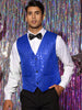 Shiny Sequin Vest for Men&