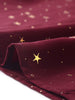 Woven Relax Fit Stars Elbow Sleeve Blouse