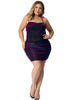 Knit Halter Neck Sleeveless Mid-thigh Dress