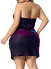 Knit Halter Neck Sleeveless Mid-thigh Dress