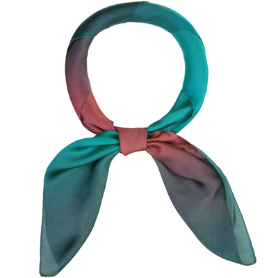 Women's Tie Dye Colorful Scarf Hair Wrap Bandana Square Neck Scarves 90x90cm