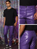 Faux Leather Pants for Men&