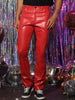 Faux Leather Pants for Men&