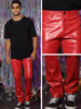 Faux Leather Pants for Men&