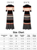 Regular Fit Knit Elegant Elbow Sleeve Sweater Dress