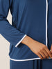 Womens Sleepwear Pajamas Long Sleeve Pullover Tops with Pants Lounge Sets