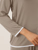 Womens Sleepwear Pajamas Long Sleeve Pullover Tops with Pants Lounge Sets