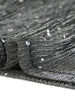 Sequin Relax Fit V Neck Sheer Sleeve Top