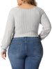 Brushed Regular Fit Off The Shoulder Crop Top