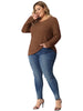 Knit Relax Fit V Neck Short Sleeve T-shirt