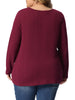 Knit Relax Fit V Neck Short Sleeve T-shirt