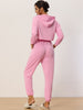 Womens Hoodies Tracksuits Loungwear Sets Crop Sweatshirt and Long Jogger