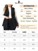 Plus Size Jacket Sleeveless Waistline Notched Lapel Button Denim Vests