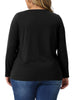 Stretch Relax Fit V Neck Short Sleeve Top