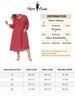 Plus Size Dress for Women Casual Elbow Sleeve Sweetheart Print Midi Ruffle Dresses