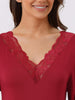 Womens Lace Nightshirt Soft Half Sleeve Sleepshirt Loungewear Pajama Nightgown