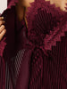 Womens Velvet Pajamas Lace Long Sleeve Robe Two Piece Suit Loungewear Nightgowns