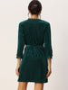 Womens Velvet Pajamas Lace Long Sleeve Robe Two Piece Suit Loungewear Nightgowns