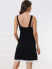 Womens Lace Trim Modal Nightgown Sleeveless Tank Nightshirt Lingerie