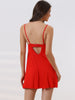 Womens Lingerie Lace Chemise Sleep Gown Mini V Neck Strap Sexy Full Slips Nightgown