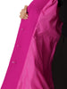 Plus Size Single Breasted Winter Pea Trench Coat Detachable Hooded Overcoat