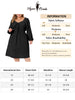 Plus Size Midi Dresses For Women Long Sleeve Sweetheart V Neck Bow Tie Swing Ruffle Babydoll Swiss Dots Boho Dress