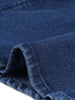 Plus Size Jacket Sleeveless Waistline Notched Lapel Button Denim Vests