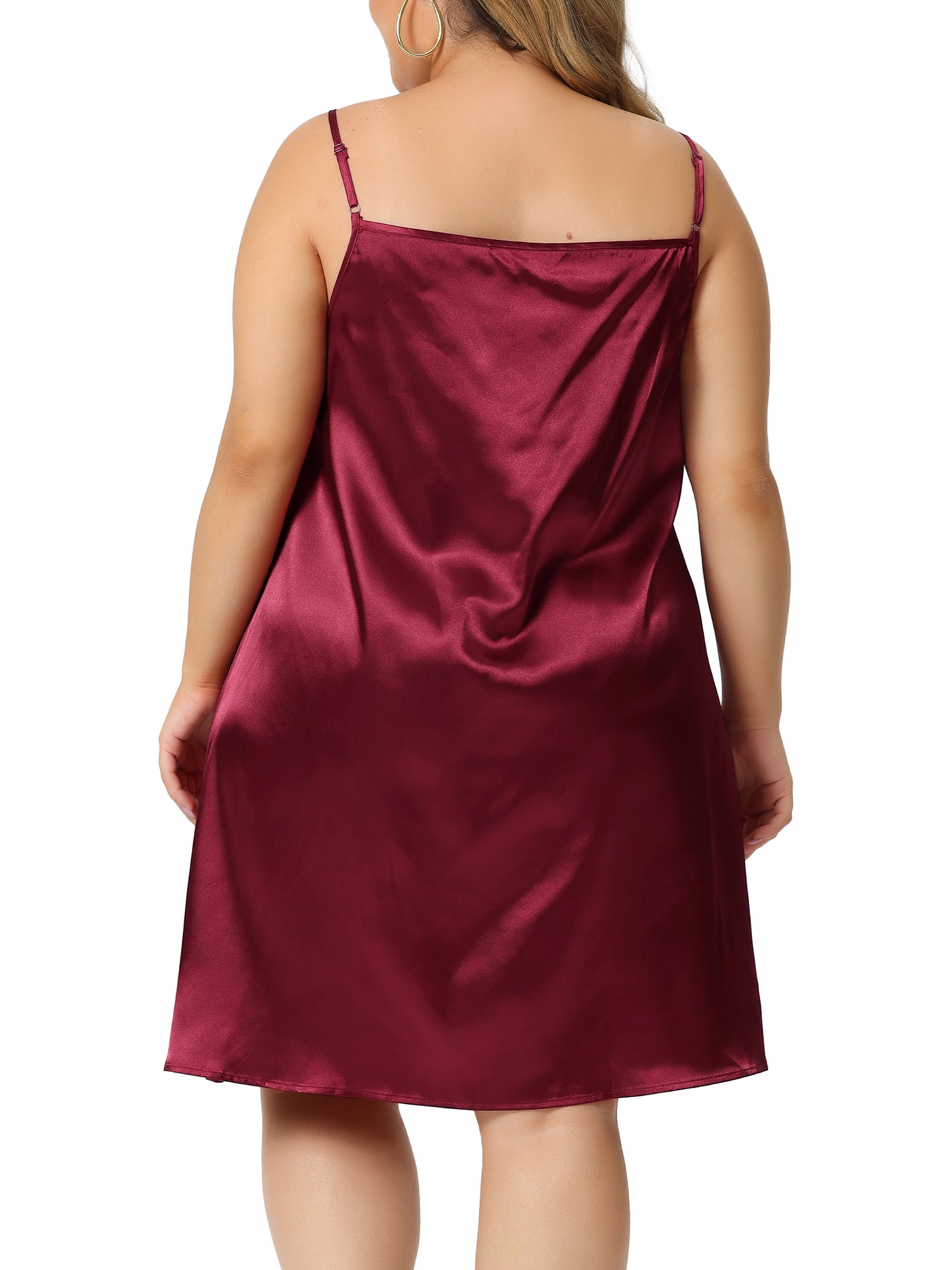Bublédon Plus Size Nightgown for Women Lace Nightgowns Spaghetti Lounge Sleep Dress
