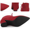 Perphy Pointed Toe Lace Up Block Heel Ankle Boots for Women