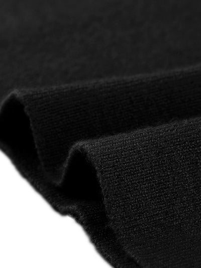 Women's 2023 Fall Winter Long Sleeve Cut Out Round Neck Color Block Slit Hem Knit Sweater Midi Dress