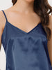 Home Clothes Suspenders Soft Ice Silk Pajamas 3 Pieces Set