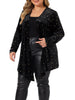 Velvet A Line Stars Long Sleeve Cardigan