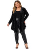 Velvet A Line Stars Long Sleeve Cardigan