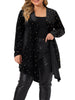 Velvet A Line Stars Long Sleeve Cardigan