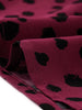 Plus Size Polka Dots Dress for Women Short Sleeve Midi Layered Dresses