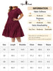 Plus Size Polka Dots Dress for Women Short Sleeve Midi Layered Dresses