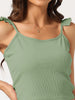 Womens Loungewear 2023 Summer Crop Cami Tops with Shorts Ruffle Camisole Pajamas Sets