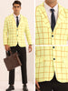 Formal Plaid Sports Coat for Men&