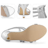 Ankle Strap Rhinestone Stiletto Heels Sandals for Women