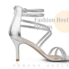 Ankle Strap Rhinestone Stiletto Heels Sandals for Women