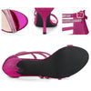 Ankle Strap Rhinestone Stiletto Heels Sandals for Women