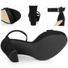 Platform High Heel Ankle Strap Chunky Heels Sandals for Women