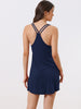 Womens Sleeveless Sleepwear Chemises Lingerie V Neck Full Slip Soft Pajama Dress