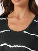 Women Striped Round Neck Sleeveless Shirt Shorts Pajama Set 2 Piece Sleepwear