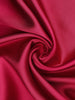 Womens Satin Pajamas Summer Outfits Short Sleeves Tops with Pants Silky Lounge Sets