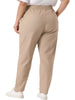 Plus Size Pants for Women Straight Leg Drawstring Elastic Loose Comfy Trousers with Pockets