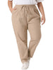 Plus Size Pants for Women Straight Leg Drawstring Elastic Loose Comfy Trousers with Pockets