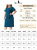 H Line Knit Round Neck Short Sleeve Sheath Dress