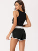 Womens Casual Summer Lounge Athletic Elastic Cotton Running Sweat Shorts