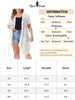 Plus Size Cardigan for Women Lace Crochet Short Sleeves Sheer Cover Up